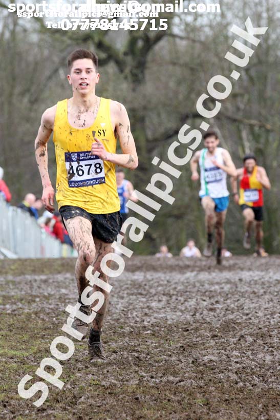 Senior mens 2018 British Inter Counties Cross Country Champs., Prestwold Hall, Loughborough. Photo: David T. Hewitson/Sports for All Pics